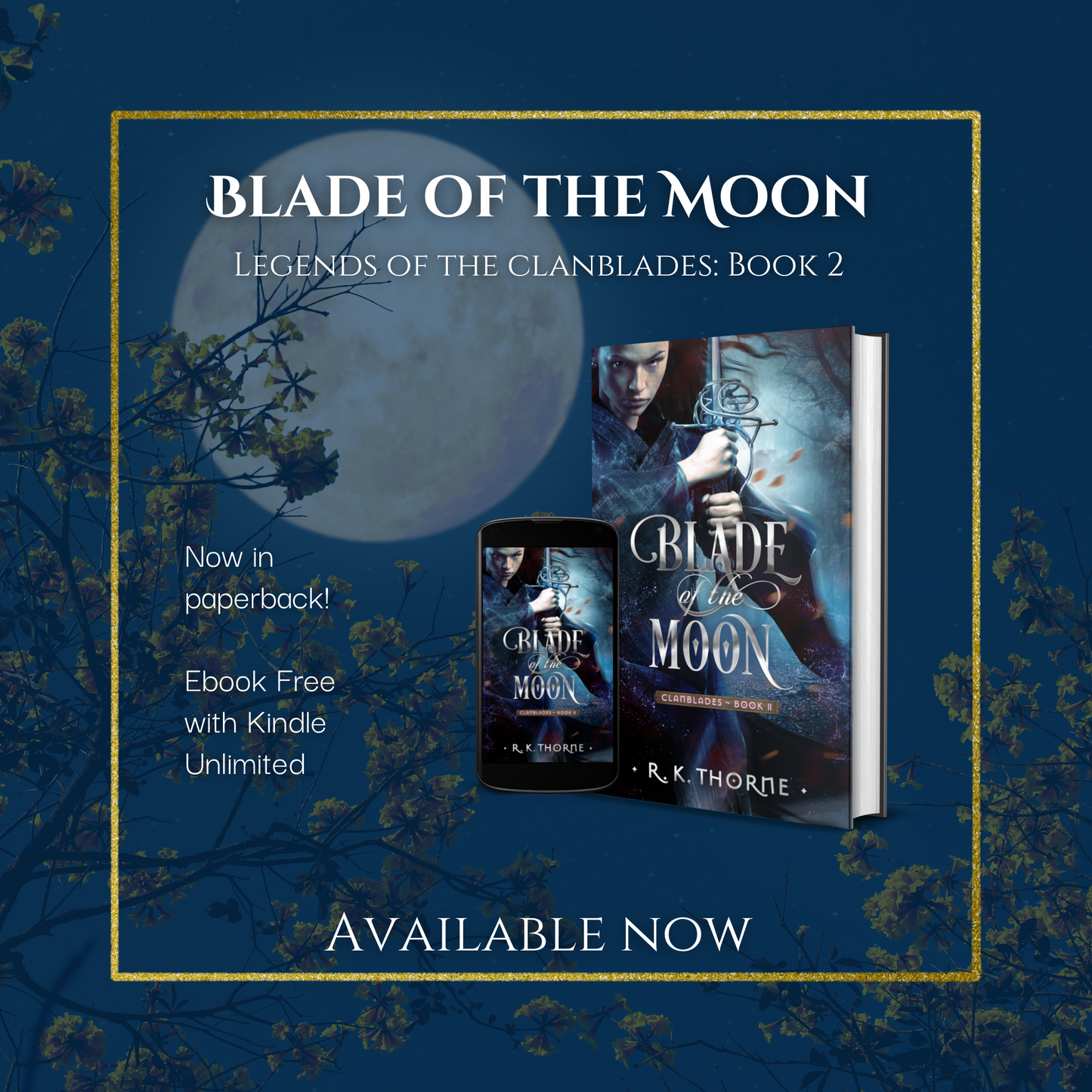 Blade of the Moon Ebook | Legends of the Clanblades Book 2