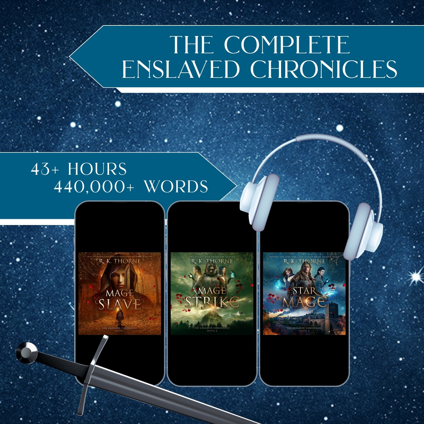 Enslaved Chronicles Audiobook Bundle | Enemies-To-Lovers Complete Romantasy Trilogy